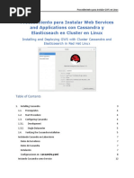 Procedimiento para Instalar Web Services and Applications Con Cassandra y Elasticseach en Cluster en Linux