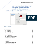 Procedimiento para Instalar Web Services and Applications Con Cassandra y Elasticseach en Cluster en Linux