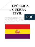 II República y Guerra Civil 4ESO