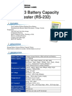 TES-33 Battery Capacity Tester (RS-232)