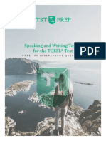 TST Prep - ToEFL Speaking and Writing Topics
