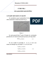 Mecanica 2 - Curs 1