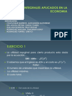 Integrales Indefinidas Aplicados A La Economia