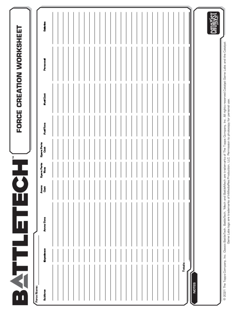Campaign Operations Sheets2 | PDF | Battle Tech | Outer Space