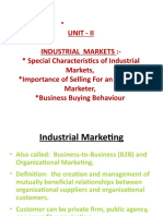 Industrial Markets Special Characteristics (11 Aug 10)