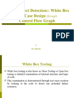 SQA:: Defect Detection:: White Box Test Case Design Control Flow Graph