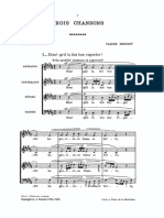 Debussy - 3 Chansons de Charles d'Orléans (SATB)