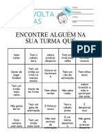 Bingo Volta Às Aulas Imprimir