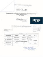 Procedimiento - Matriz de Inventario de Riesgos Criticos