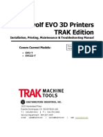Airwolf EVO 3D Printers TRAK Edition: Installation, Printing, Maintenance & Troubleshooting Manual