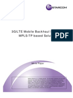 3glte Mobile Backhaul Network MPLSTP Based Solution 3499