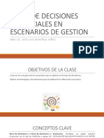 Unidad 4 TOMA DE DECISIONES GERENCIALES EN ESCENARIOS DE GESTION