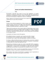 Documentos administrativos e comerciais para auxiliares