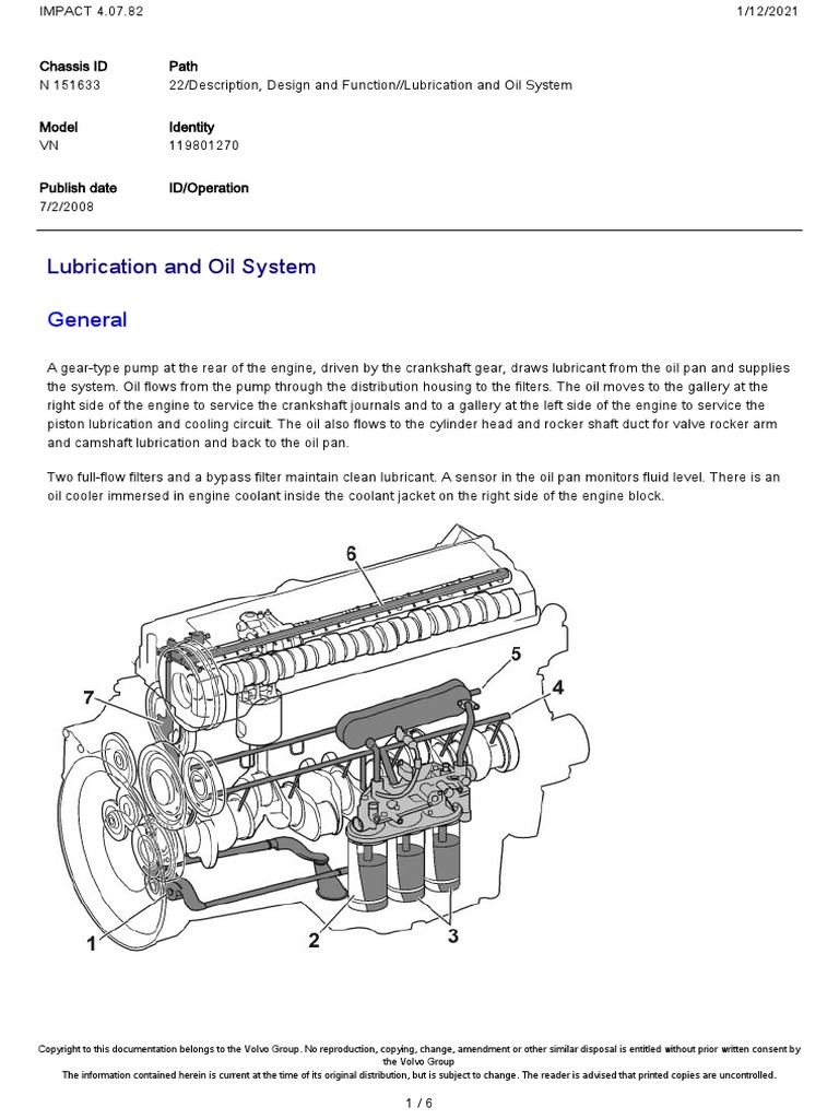 Lubrication and Oil System: General | PDF | Piston | Pump