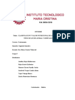 Clasificacion y Valor Nutricional Tipos de Leche