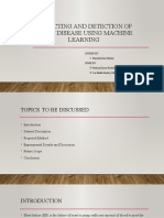 Predicting and Detection of Heart Disease Using Machine