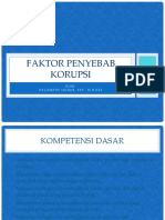 Faktor Penyebab Korupsi