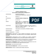 Acta Cambio Y-O Ajustes y Cantidades No12 de Obra