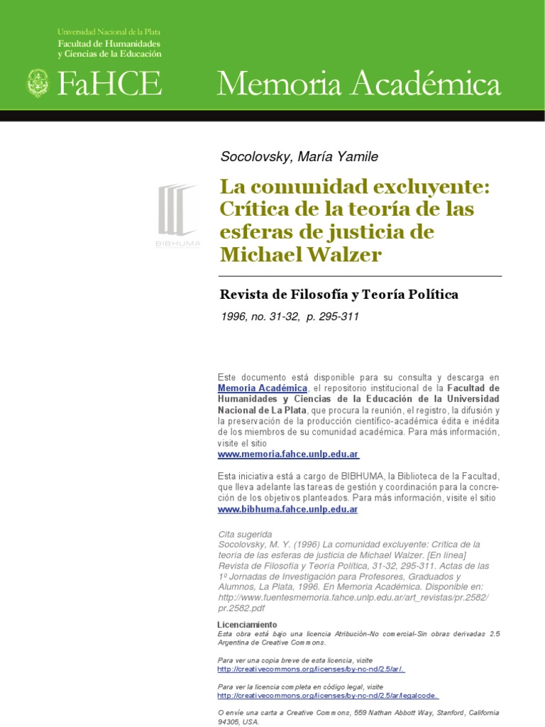 Michael Walzer Esferas De La Justicia Pdf