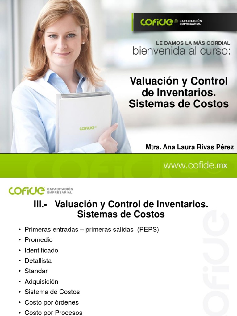 Valuación y Control de Inventarios. Sistemas de Costos | PDF | Costo ...