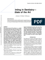 3D Printing in Dentistry-State of art