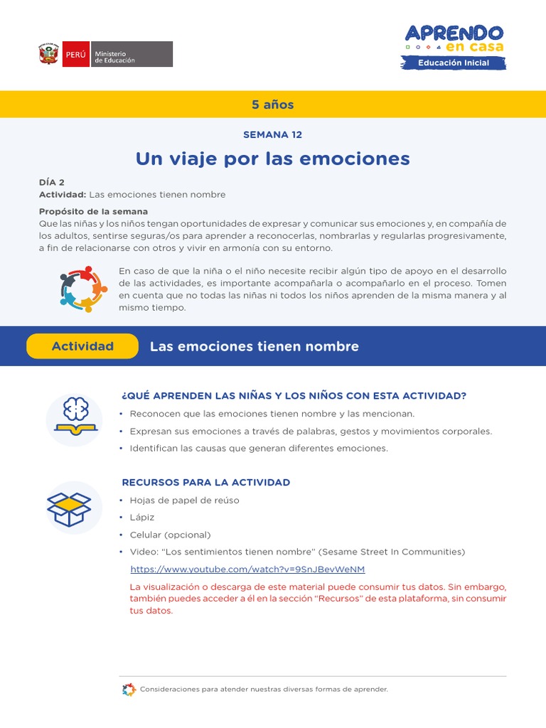 Las Emociones Tienen Nombre | PDF | Las emociones | Educación de la ...