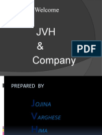 Welcome: JVH & Company
