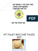 Kỹ Thuật Bào Chế Thuốc Bột