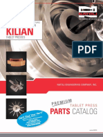 Kilian Tablet Press Replacement Parts Catalog