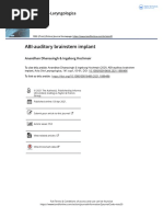 ABI Auditory Brainstem Implant