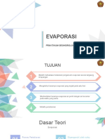 Evaporasi air jernih vs air tercemar