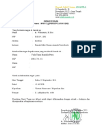 Surat Tugas TN Iskandar Zulkarnain