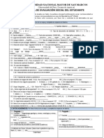 Ficha de Evaluación Social Del Estudiante