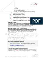 Rest Professional SMS Set-Up Checklist