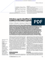 Infectious Agents Identified With Multifocal Interstitial Nephritis at Slaughter