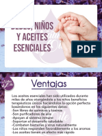 bebes, niños y aceites esenciales