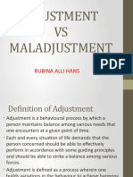 Adjustment VS Maladjustment: Rubina Alli Hans