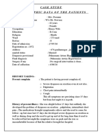 Case Study On Pulmonary Arterial Hypertension