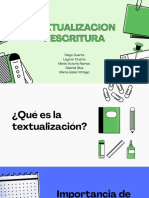 Textualizacion y Escritura