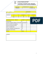 Assignment Assessment Form - I Ndividual Occupational Safety and Health (Mem 603)