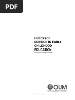 HBEC2703 Science in Early Childhood Education