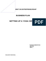 Setting Up A Yoga Centre: Business Plan