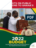 Insights On Public Reactions To Ghana's 2022 Budget