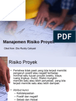 MANAJEMEN RISIKO PROYEK