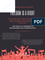 Freedom Is A Right