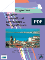 Seventh International Conference Geosynthetics: Programme