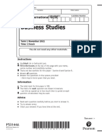 Business Studies: Pearson Edexcel International GCSE