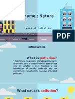 Nature's Threat: Types and Causes of Pollution