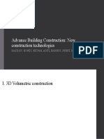 Advance Building Construction: New Construction Technologies