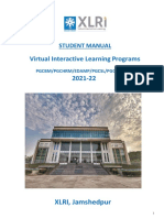 Virtual Interactive Learning Programs 2021-22: Student Manual